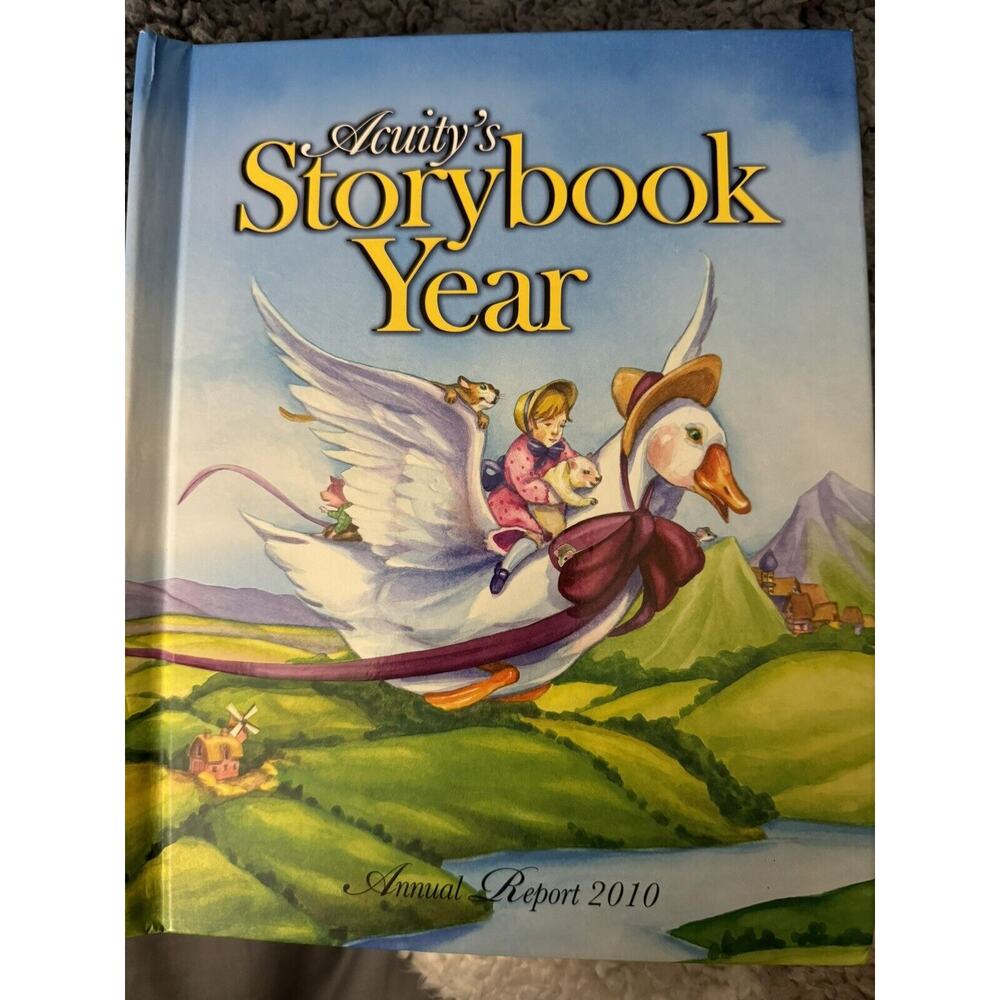 Acuity’s Storybook Year Annual Report 2010 RARE Pop Up Book Not Publicly Sold !